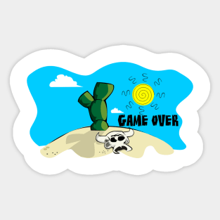 Game over Sticker